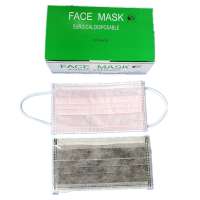 2019 Disposable non woven printing mouth-muffle face mask with round earloop