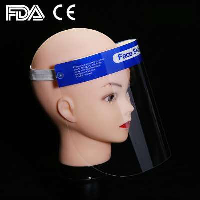 Disposable Clear Plastic Transparent Protective Face Shield Mask Wholesale