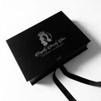 Custom logo virgin weave bundle box hair extension packaging